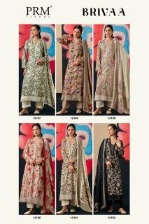 Prm trendz brivaa all brand names in pure cotton dress material wholesale
